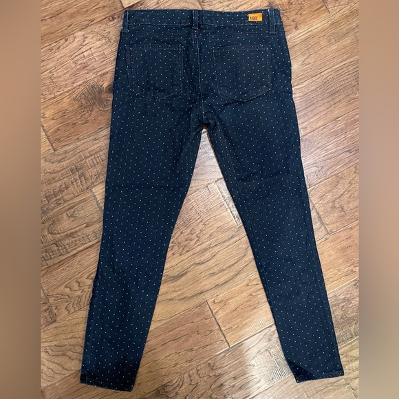 PAIGE Women’s Verdugo Ankle Skinny Jeans in Pin Dot Wash Size 30 Good Condition - Picture 9 of 10